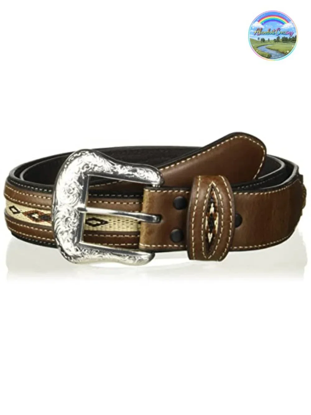 Genuine Leather Western Belt Removable Buckle Hand Wash